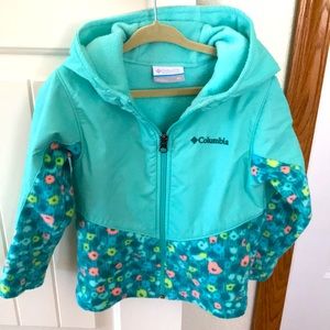 Girls 4t Columbia windbreaker fleese